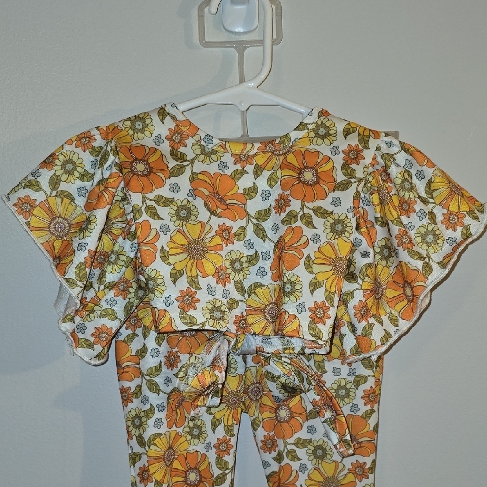 Floral Kids Matching Set Like New Condition LOT-S - Picture 5 of 7